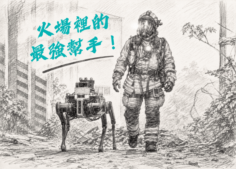 火場裡的最強幫手！機器狗做的事超乎想像！