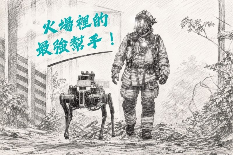 火場裡的最強幫手！機器狗做的事超乎想像！